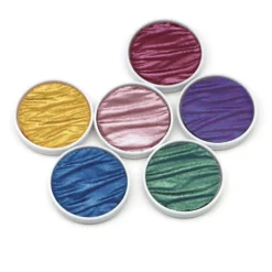 Zestaw akwareli, Rainbow - Coliro Pearl Colors - 6 kolorów