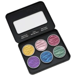 Zestaw akwareli, Rainbow - Coliro Pearl Colors - 6 kolorów