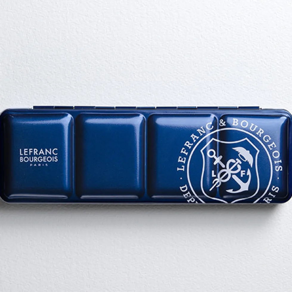 Zestaw akwareli w półkostkach Fine - Lefranc & Bourgeois - 25 szt.