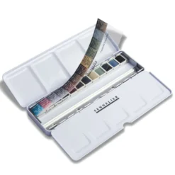Zestaw akwareli w półkostkach l'Aquarelle Neutral - Sennelier - 12 szt.