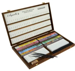 Zestaw akwareli w półkostkach l'Aquarelle - Sennelier - 96 szt.