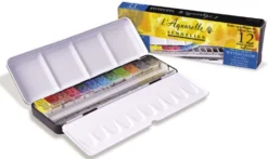 Zestaw akwareli w półkostkach l'Aquarelle - Sennelier - 12 szt.