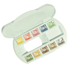 Zestaw akwareli w półkostkach w plastikowym etui - Renesans - 10 szt.