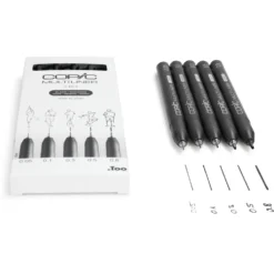 Zestaw cienkopisów Copic Multiliner - Black 5 szt.