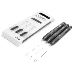 Zestaw cienkopisów Copic Multiliner Fine - Black 3 szt.