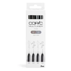 Zestaw cienkopisów Copic Multiliner - Grays 4 szt.