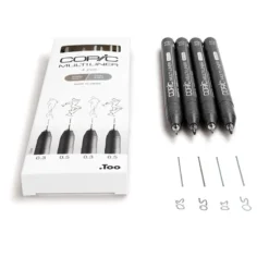 Zestaw cienkopisów Copic Multiliner - Grays 4 szt.