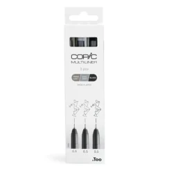 Zestaw cienkopisów Copic Multiliner - Mix 3 szt.