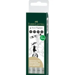 Zestaw cienkopisów Ecco Pigment - Faber-Castell - 4 szt.
