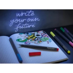 Zestaw cienkopisów Grip Finepen - Faber-Castell - 5 kolorów