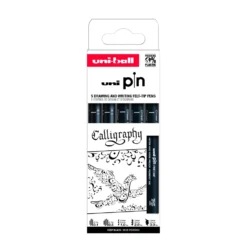 Zestaw cienkopisów kreślarskich Pin 200 Calligraphy - Uni - 5 szt.