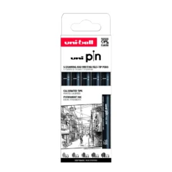 Zestaw cienkopisów kreślarskich Pin 200 - Uni - 0,2-1 mm, 5 szt.
