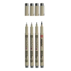 Zestaw cienkopisów Pigma Micron - Sakura - Cool Gray, 4 szt.