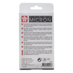 Zestaw cienkopisów Pigma Micron - Sakura - czarne, 8 szt.