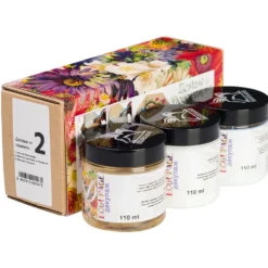 Zestaw do decoupage pękający - Renesans - 3 x 110 ml
