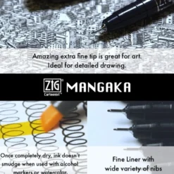 Zestaw do ilustracji Illustration Basic Set 2 Inktober 2025 - Kuretake - 5 szt.