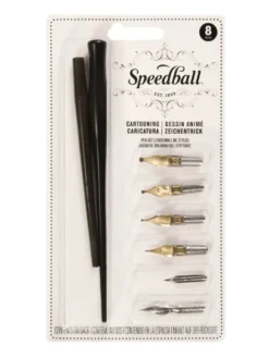 Zestaw do kaligrafii Cartooning - Speedball - 8 szt.