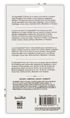 Zestaw do kaligrafii C-Series - Speedball - 7 szt.