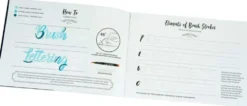 Zestaw do kaligrafii i letteringu z książką - Manuscript - Lettering Kit