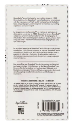Zestaw do kaligrafii Oblique - Speedball - 7 szt.