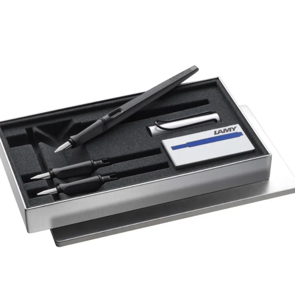 Zestaw do kaligrafii z piórem wiecznym Joy 011 - Lamy - Black