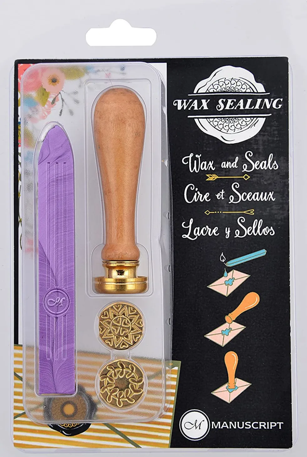 Zestaw do lakowania - Manuscript - Decorative Sealing Set Trends