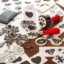 Zestaw do linorytu Stamp Carving Kit - Essdee - 12 szt.