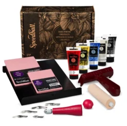 Zestaw do linorytu Water-Soluble Deluxe Kit - Speedball - 15 szt.