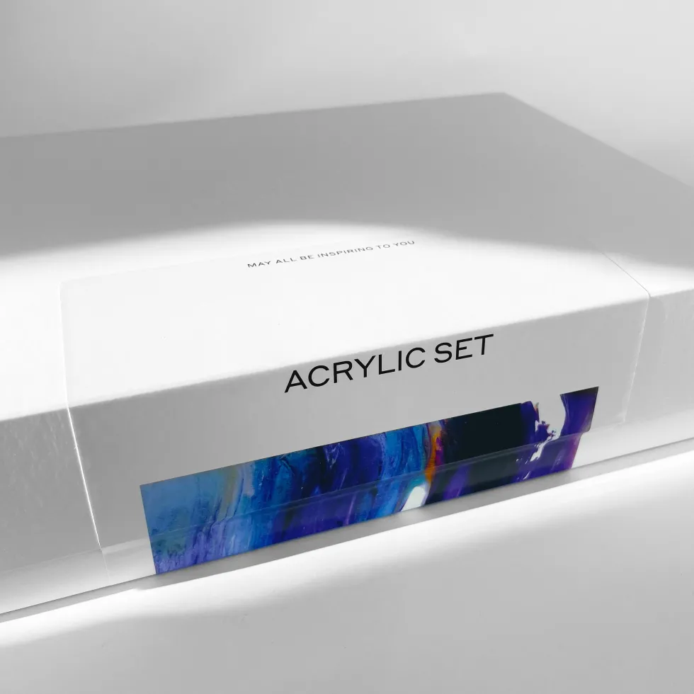 Zestaw do malarstwa akrylowego Acrylic Set - PaperConcept