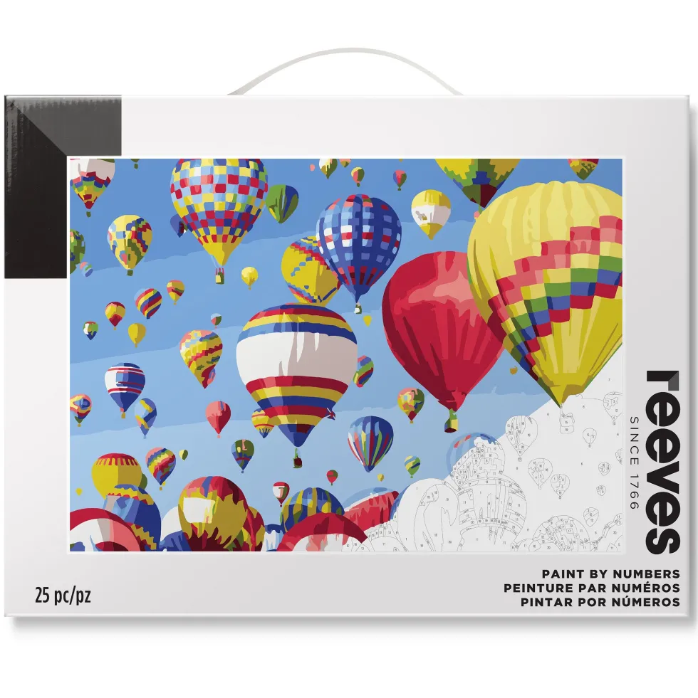 Zestaw do malowania po numerach - Reeves - Balloons