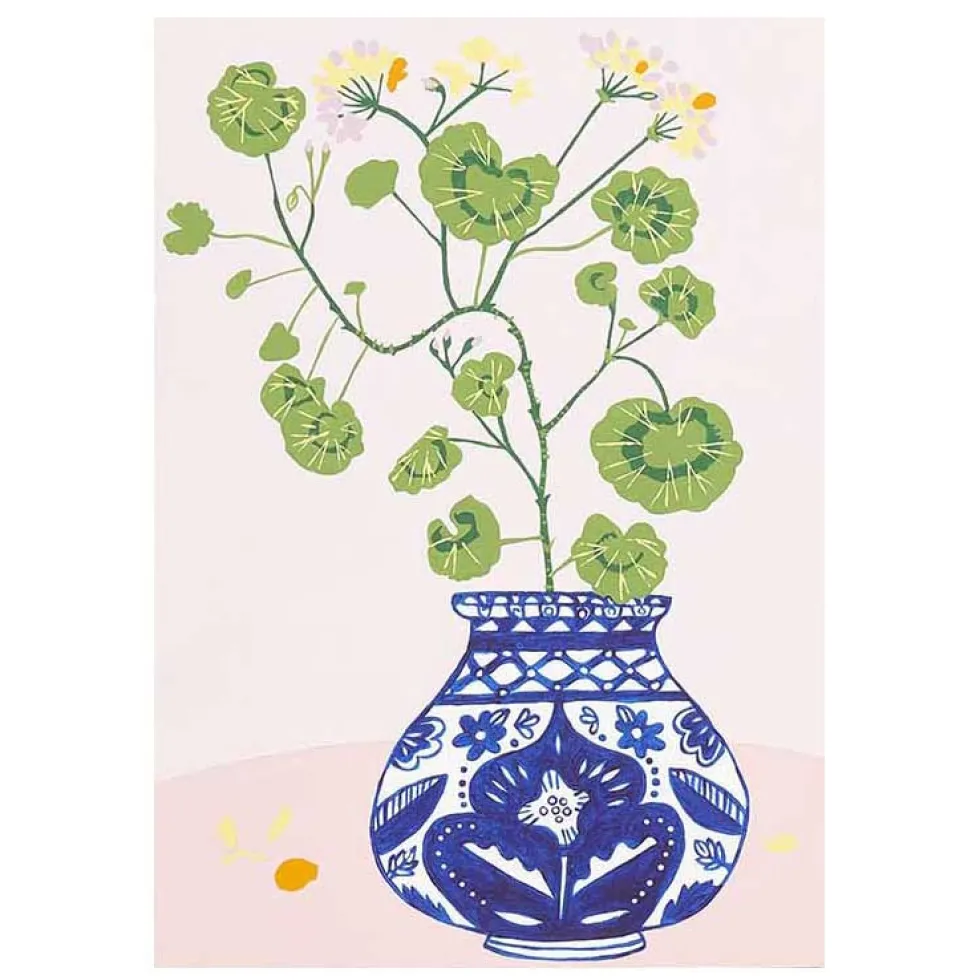 Zestaw do malowania po numerach - Rico Design - Geranium