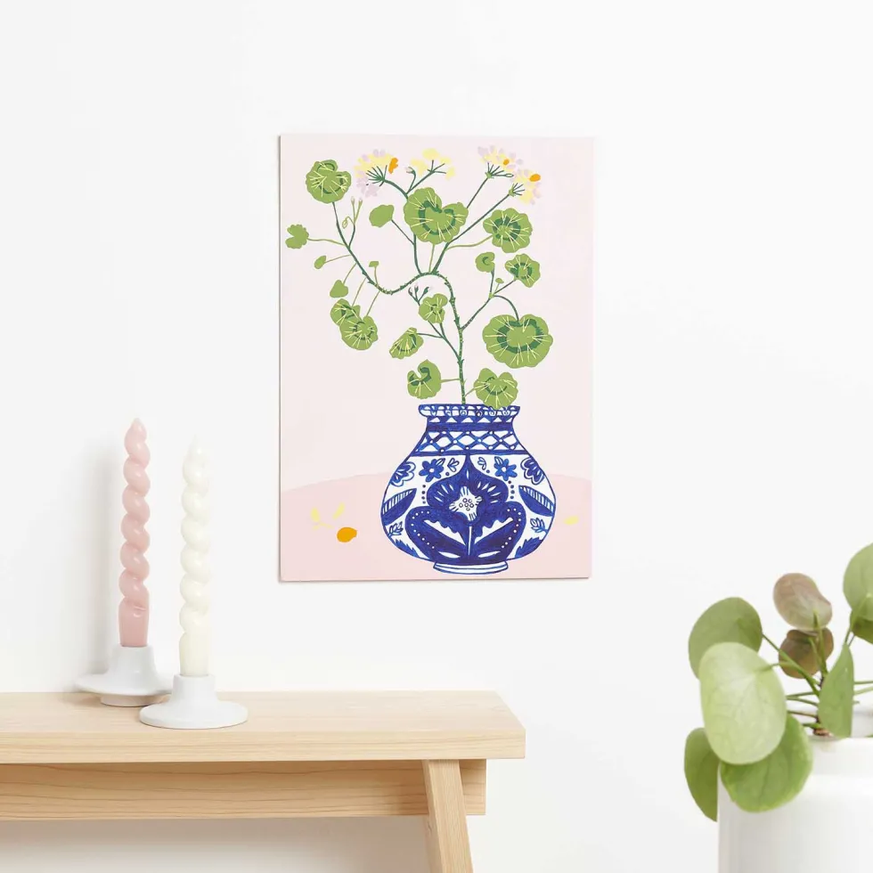 Zestaw do malowania po numerach - Rico Design - Geranium