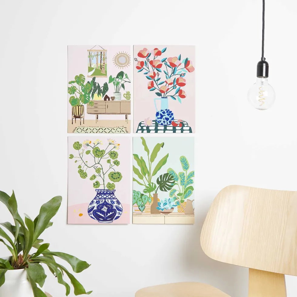 Zestaw do malowania po numerach - Rico Design - Geranium