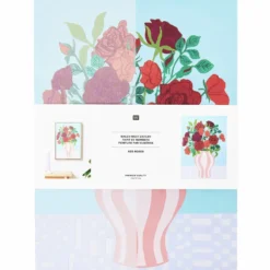 Zestaw do malowania po numerach - Rico Design - Red Roses