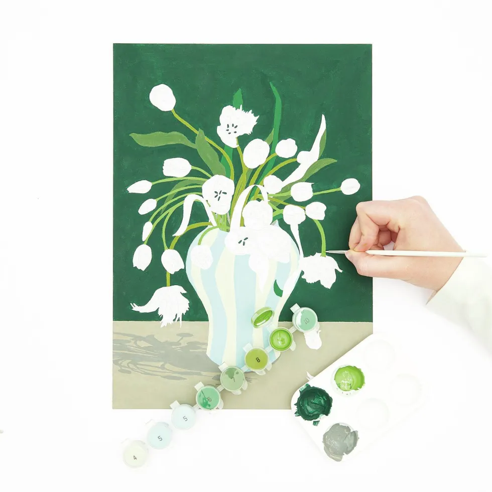 Zestaw do malowania po numerach - Rico Design - Tulips Bouquet