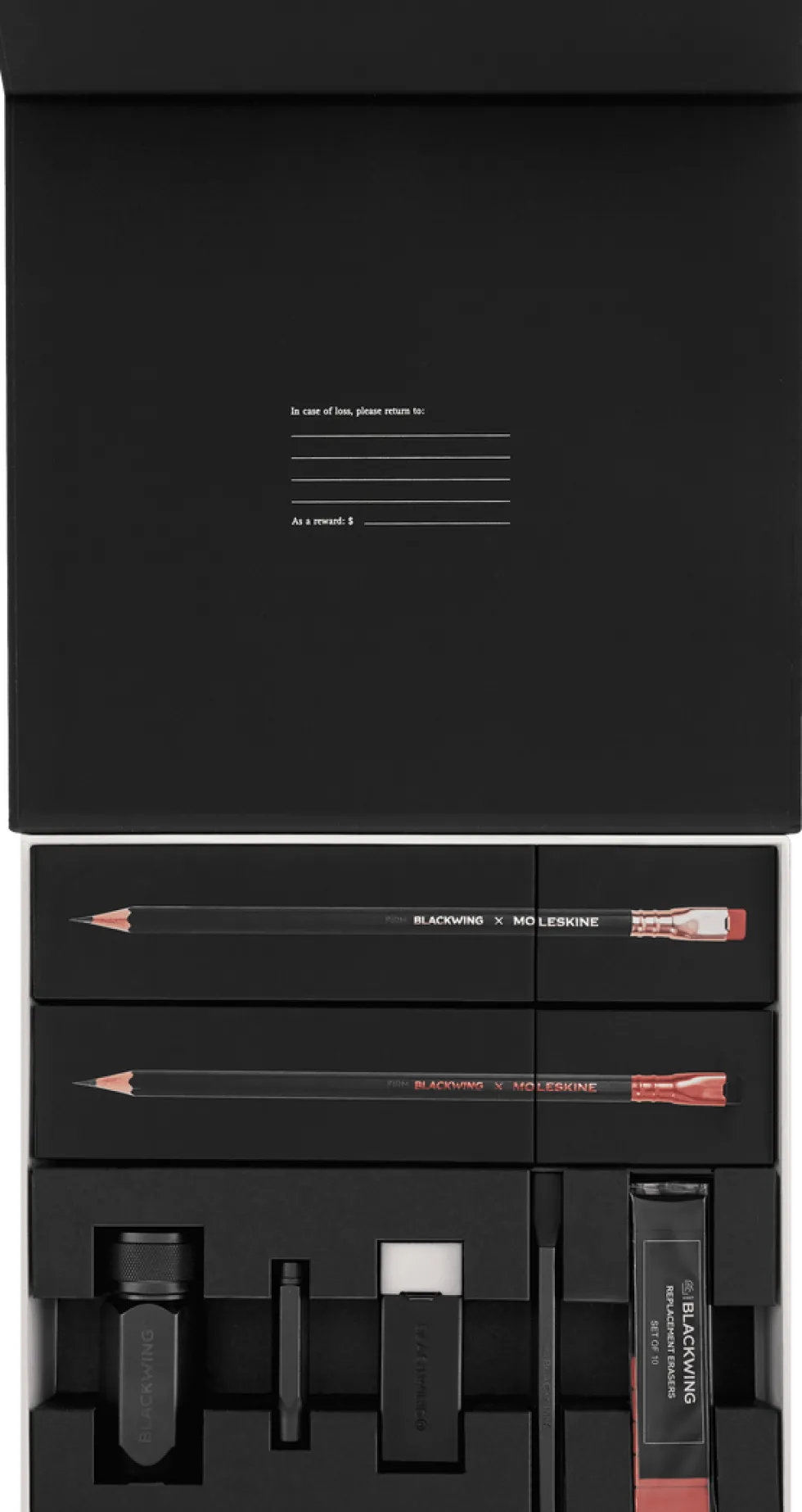 Zestaw do szkicowania Graphite Lover’s - Moleskine x Blackwing
