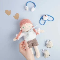 Zestaw do szydełkowania Ricorumi Dollies - Rico Design - Holiday Girlfriends