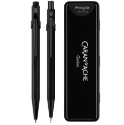 Zestaw długopis 849 i ołówek 844 - Caran d'Ache - Black Code 2 szt.