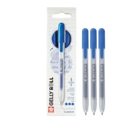 Zestaw długopisów żelowych Gelly Roll Classic - Sakura - Blue, 0,40 mm, 3 szt.