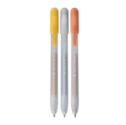 Zestaw długopisów żelowych Gelly Roll Metallic 3B - Sakura - 0,45 mm, 3 szt.