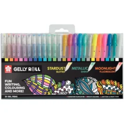Zestaw długopisów żelowych Gelly Roll - Sakura - 24 szt.