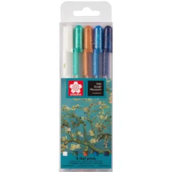 Zestaw długopisów żelowych Gelly Roll - Sakura x Van Gogh Museum - 5 szt.