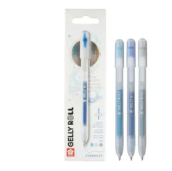 Zestaw długopisów żelowych Gelly Roll Stardust 3D - Sakura - 0,45 mm, 3 szt.