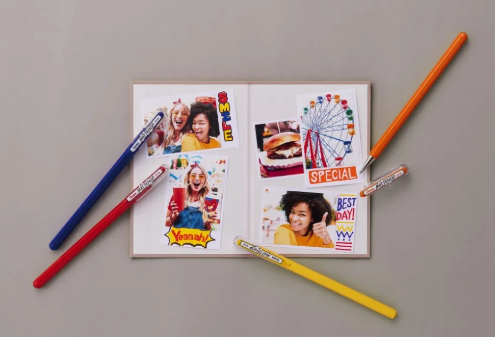 Zestaw długopisów żelowych Mattehop - Pentel - 4 kolory