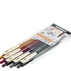 Zestaw długopisów żelowych Sarasa Clip Vintage - Zebra - Light Colors 5 szt.