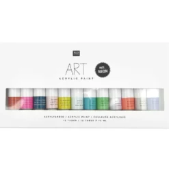 Zestaw farb akrylowych ART Fashion - Rico Design - 12 kolorów x 12 ml
