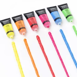 Zestaw farb akrylowych Basics Acrylic Fluorescents - Liquitex - 6 kolorów x 22 ml