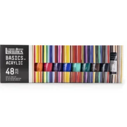 Zestaw farb akrylowych Basics Acrylic - Liquitex - 48 kolorów x 22 ml