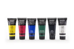Zestaw farb akrylowych Basics Acrylic - Liquitex - 6 kolorów x 22 ml