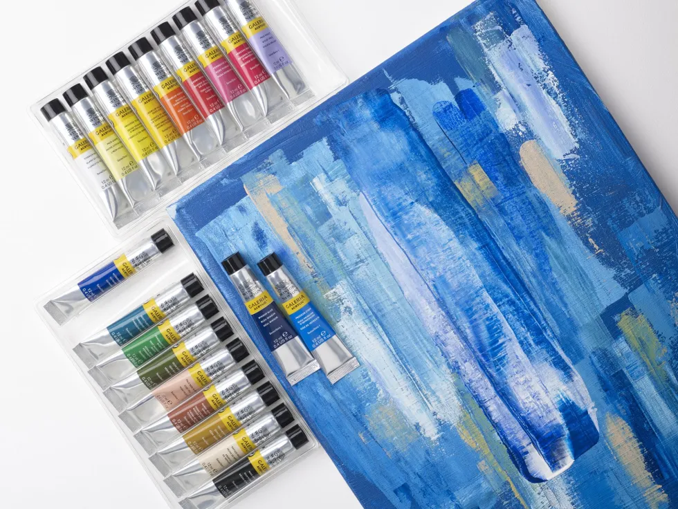 Zestaw farb akrylowych Galeria - Winsor & Newton - 12 ml x 20 szt.